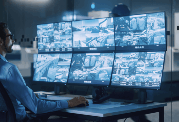 Remote video monitoring wall with multi-camera live view