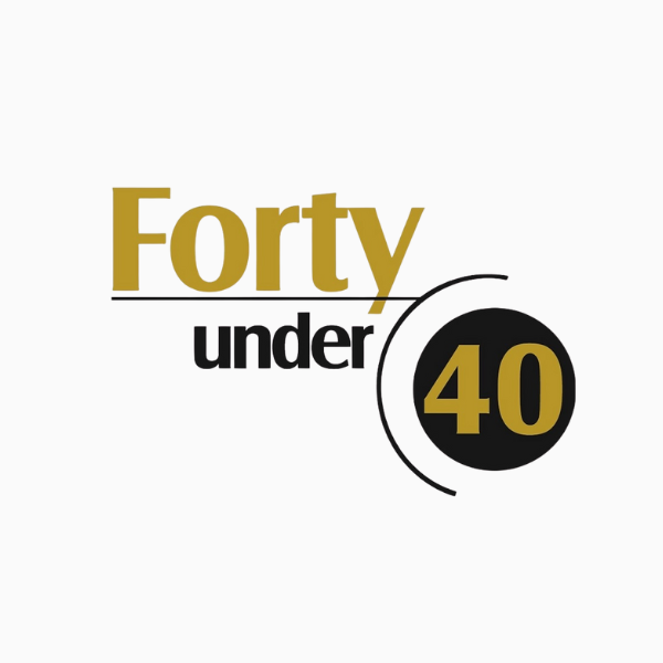 forty under 40 award logo