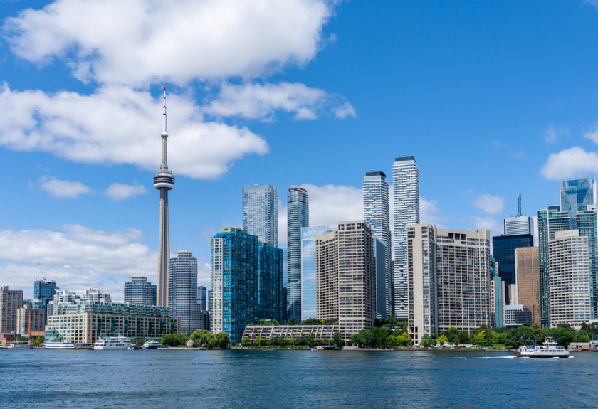 commerical building on the toronto skyline